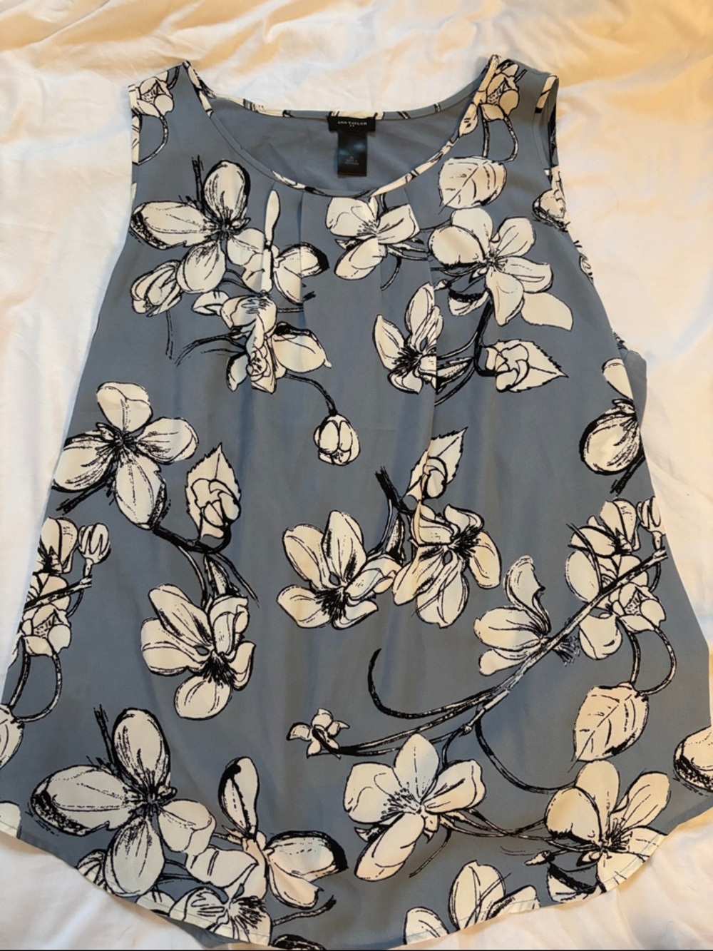 Ann Taylor floral blouse